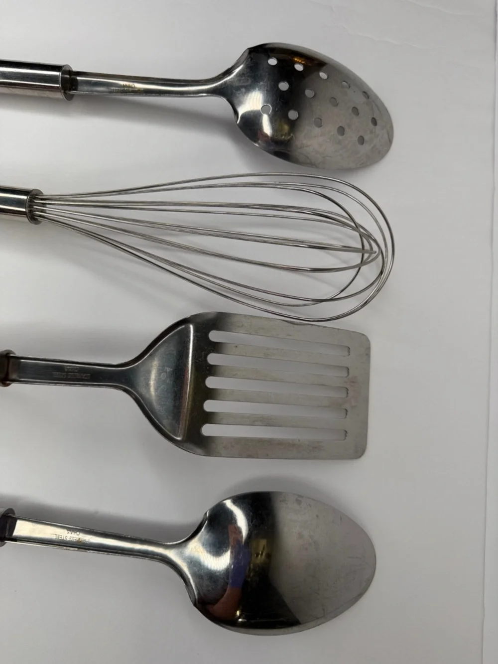 4pc Stainless Steel Kitchen Utensil Set - Silver